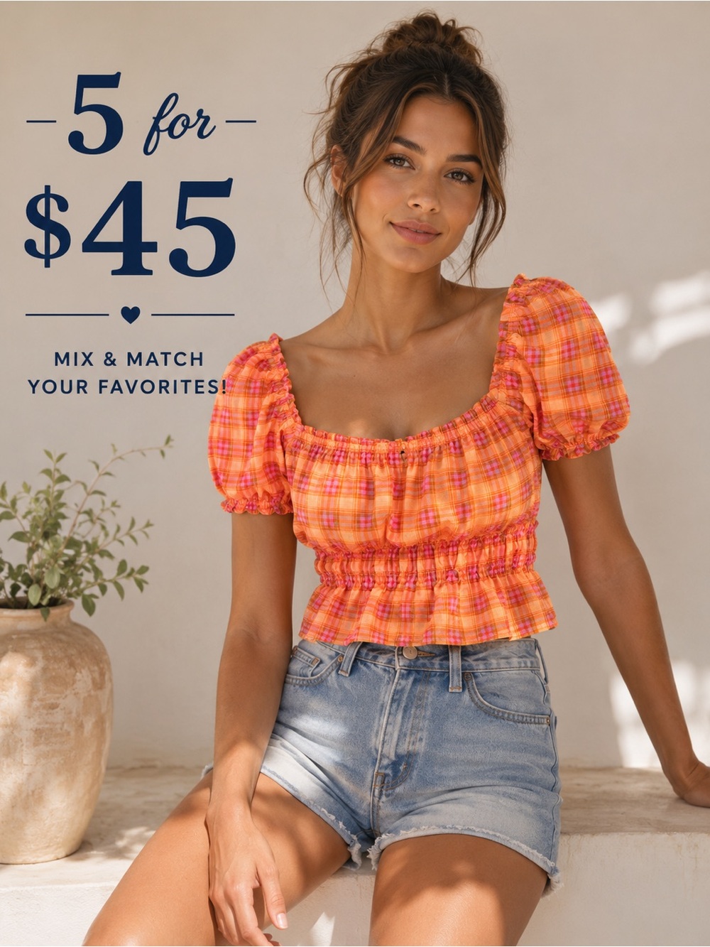 🎉5 for $45🎉 H&M top blouse shirt size XS